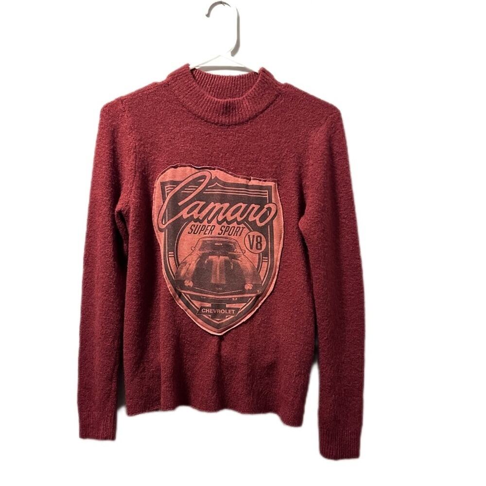 Camaro up cycle sweater open back medium